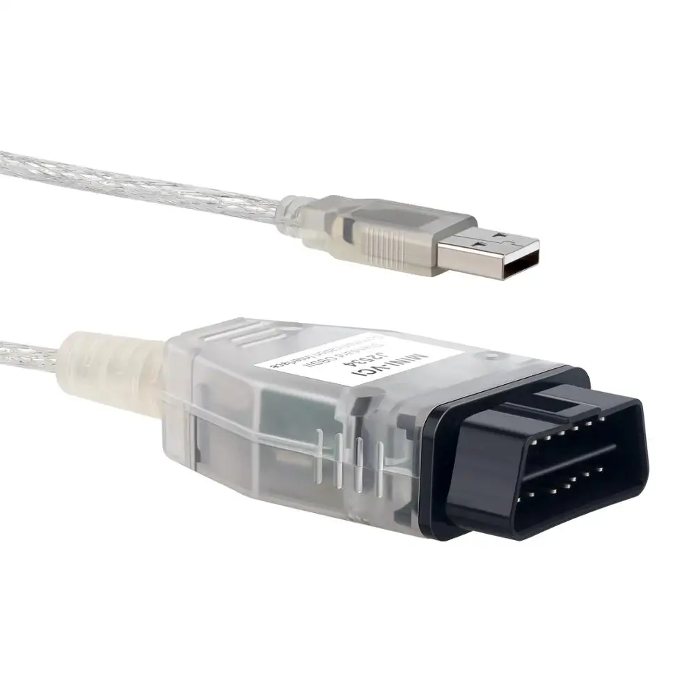 Интерфейсный кабель MINI VCI V14.20.019 obd2 для TOYOTA TIS Techstream FT232RL Chip J2534 OBDII диагностический