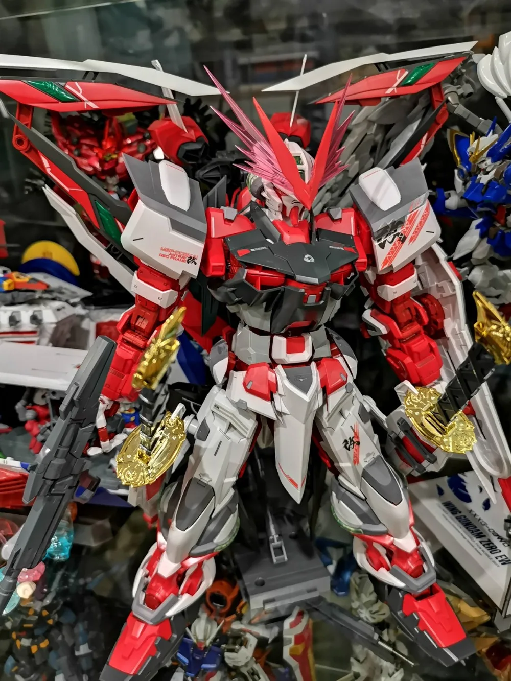 Модельные красные рога дракона модифицированные детали эффектов для Bandai RG 1/144 MG