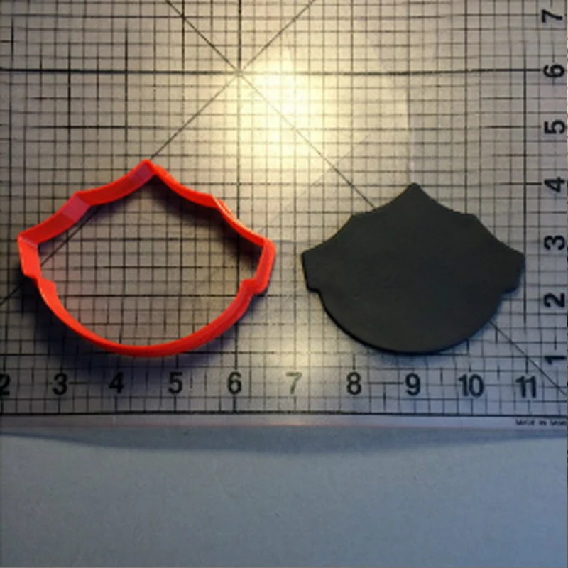 Полицейский значок автомобиль шляпа печенья резак набор на заказ 3D печатные украшения торта инструменты для детского дня рождения торт полика логотип помадка