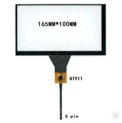 165*100 164*99 GT911 7 дюймов DVD GPS навигация с емкостным сенсорным экраном