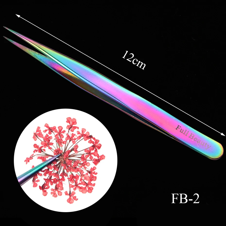 1 шт. пинцет для наращивания ресниц изогнутый прямой хамелеон кусачки