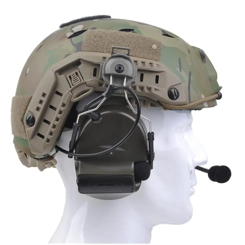 Наушники Softair Aviation наушники Comtac II для быстрых шлемов и пелторов набор адаптеров