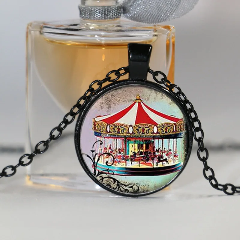 Веселое круглое массивное ожерелье ювелирные изделия Merry Go колье чокер для