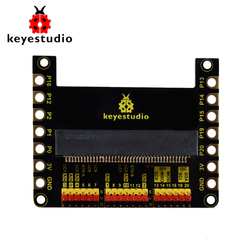 Keyestudio microbit 3V Sensor Shield Board для BBC Micro:bit|Аксессуары демонстрационных стендов| |
