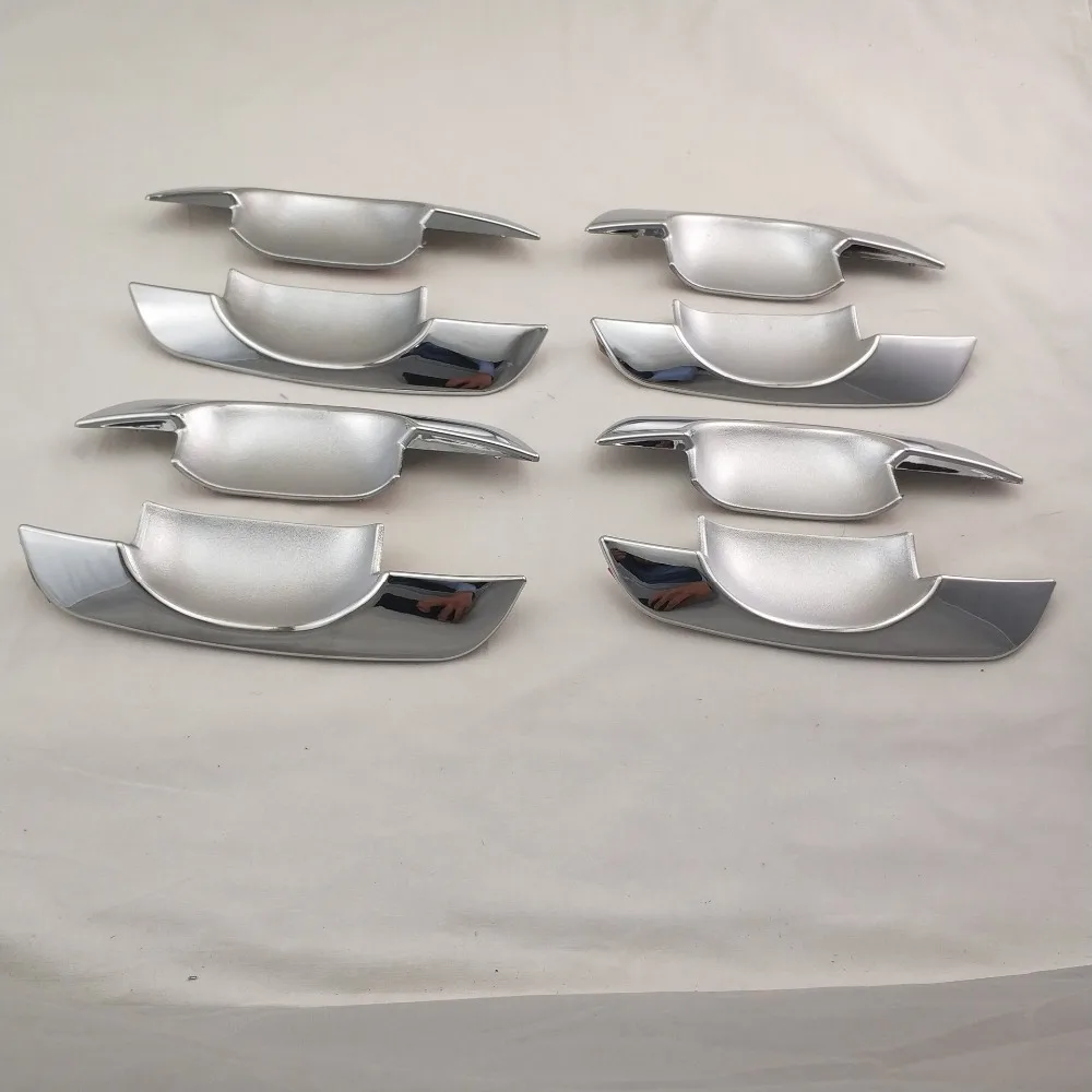 Car-styling Chrome Door Handle Insert Trim For Toyota Hilux 2005-2014 toyota fortuner innova 2008-2014 for corolla 2001-2010 | Автомобили