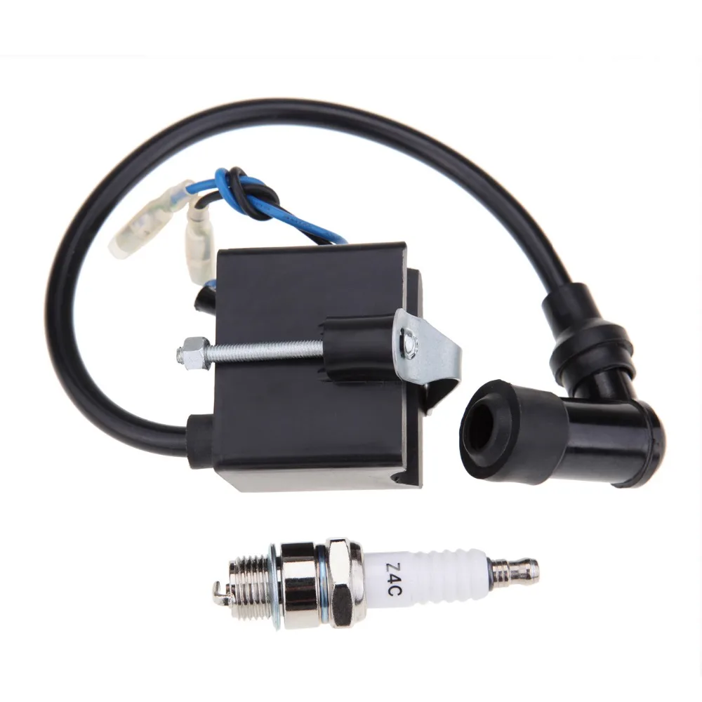 Ignition Coil + Spark Plug Gy6 49cc-80cc 2-stroke Engine Motorized Bicycles | Автомобили и мотоциклы