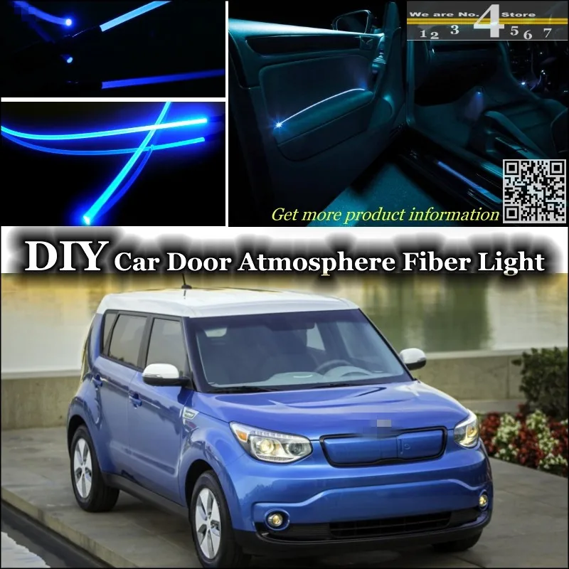 Для KIA Soul внутренняя настройка окружающего света атмосфера освещение