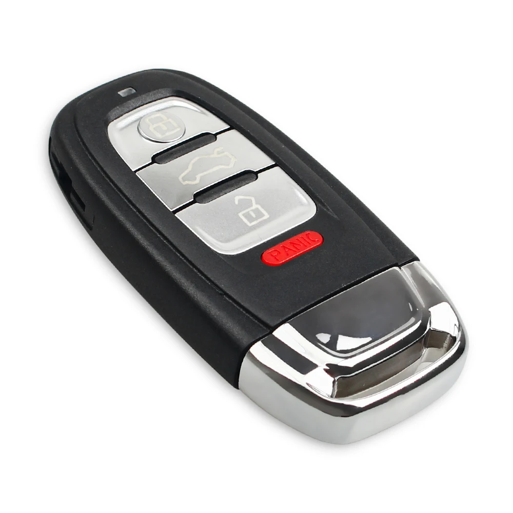 Ключ KEYYOU 3 + 1 для Audi A3 A4 A5 A6 A8 Quattro Q5 Q7 315 МГц чип ID46 идентификатор FCC: iyzsbfb802 2009 2015|Ключ