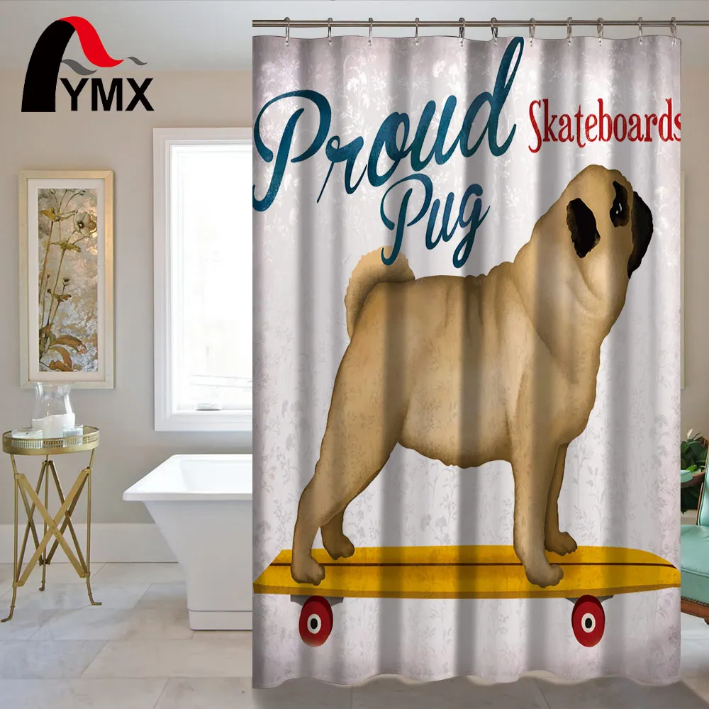 Водонепроницаемый чехол для ванной комнаты с 12 крючками|bathroom curtain|polyester bathroom