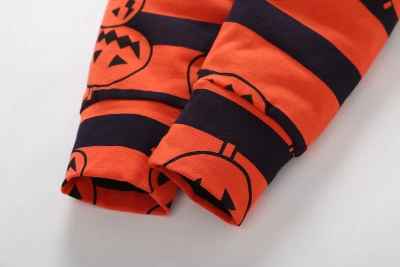 KIDLOVE Halloween Pumpkin Newborn Clothing Set Baby Letters Printed Rompers Pants Hat 3pcs/suit Outfits for Unisex ZK30 | Детская одежда