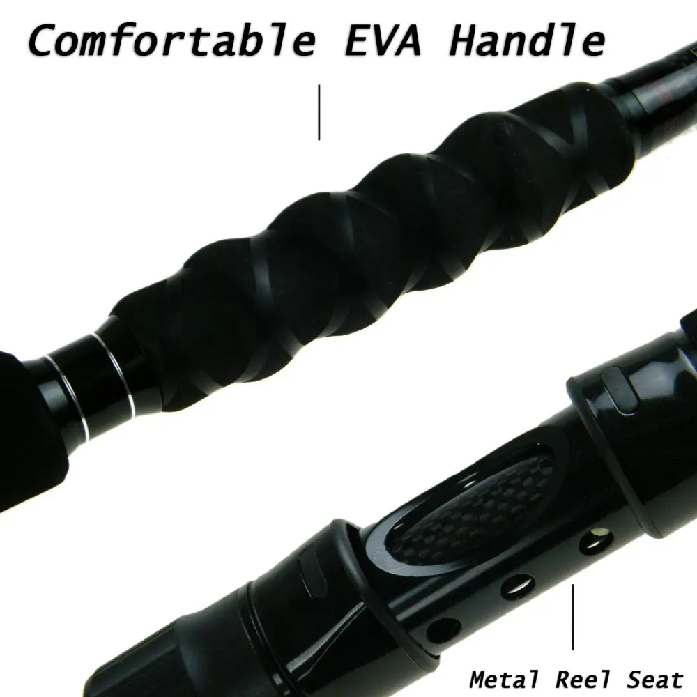 1 8 м 2 М Углеродного Волокна Удочка для рыболовной лодки 6/7ft 70-250g Heavy Duty лодка