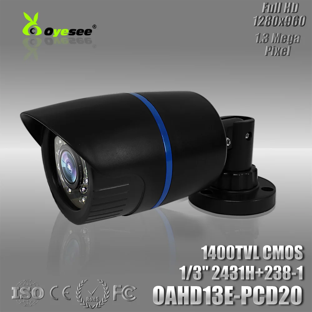 1400TVL 960 P аналоговый AHD камеры 1/3 "CMOS Сенсор 20 м ИК расстояние Безопасности