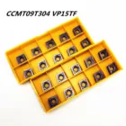 Твердосплавные лезвия CCMT09T304 VP15TF UE6020, токарные инструменты для металла, инструмент для быстрого фрезерования с ЧПУ, режущий инструмент из карбида вольфрама CCMT 09T304