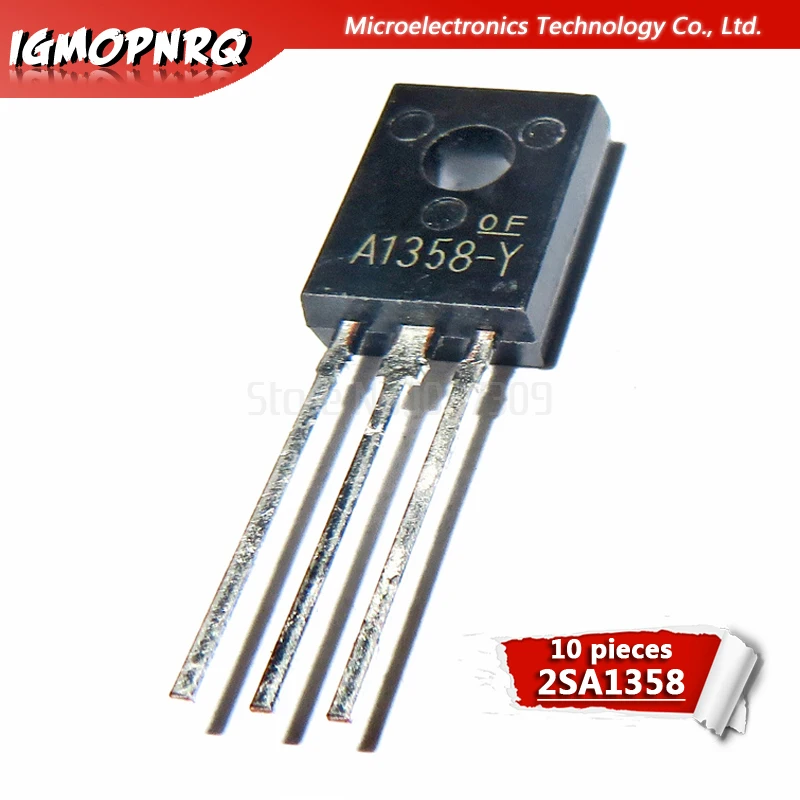 10 шт. 2SA1358 TO 126F A1358 Силовые транзисторы NPN 126 Y новый оригинальный|Интегральные