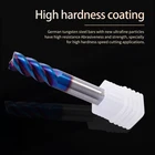 Augusttools freze ucu режущий HRC65 4 Флейта сплав Карбид фрезерование Вольфрамовая сталь фреза Концевая фреза металл Cnc фрезерные инструменты