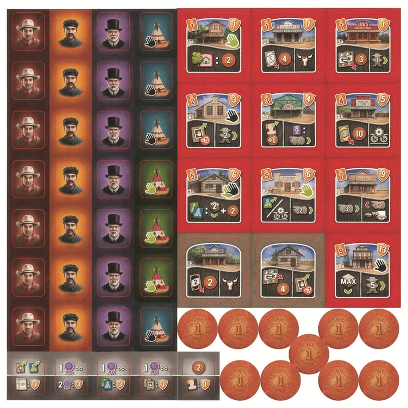 Настольная игра Great Western Trail 2 4 игрока лучший подарок для всей
