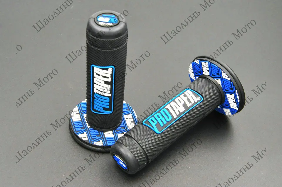 1 пара синий мотоцикл протейпер грязь велосипед ямы мотокросс 7/8 &quot руль