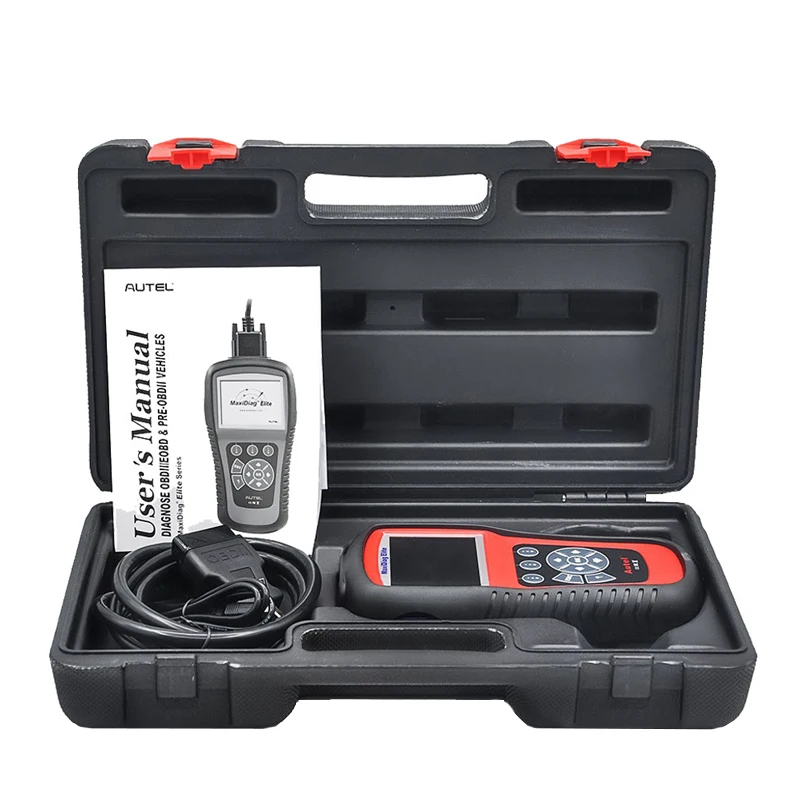 AUTEL MaxiDiag Elite MD802 Pro все системы OBD2 сканер OBD 2 Автомобильный диагностический инструмент OBDII сканер Код считыватель PK MD805
