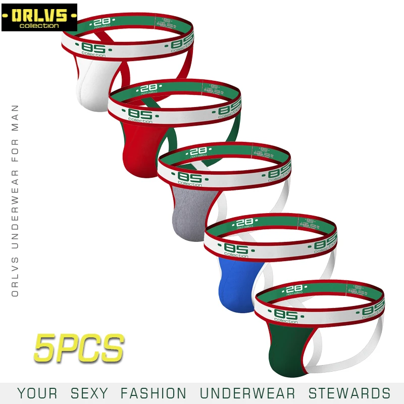 Мужские трусы брифы BS серые дышащие бандаж стринги сексуальное нижнее белье для