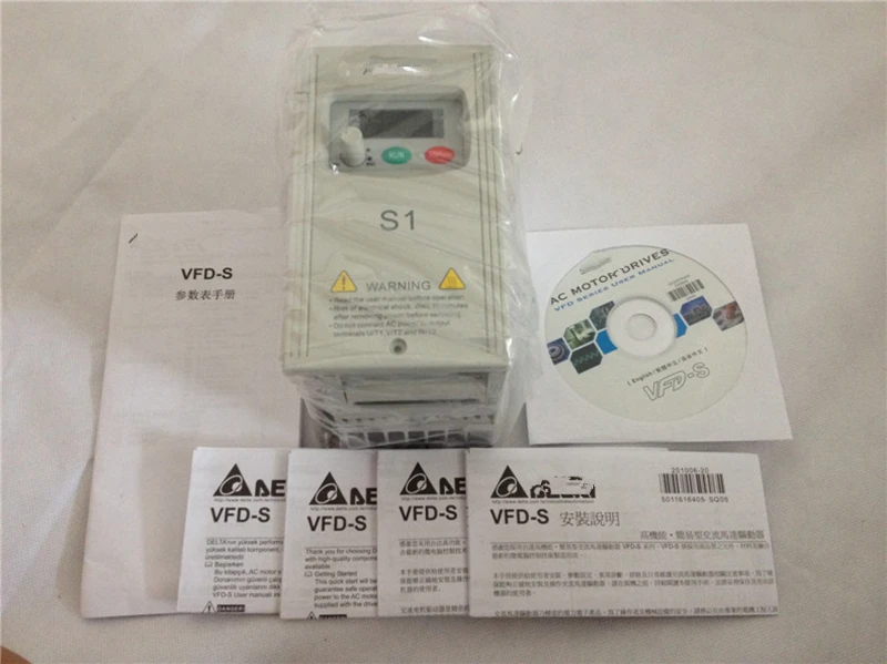 

VFD022S43D VFD-S VFD преобразователь частоты 2.2квт 3HP 3 фазы 380 В 400 Гц