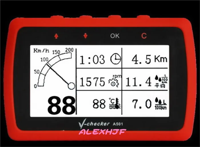 Новейшая версия автомобильный диагностический компьютер A501 с TPMS, измеритель расхода топлива Универсальный OBD Автомобильный доктор
