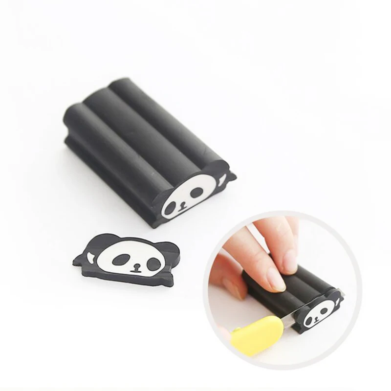 Kawaii Panda ластики мини животное резиновая Милая студенческая мода корейские