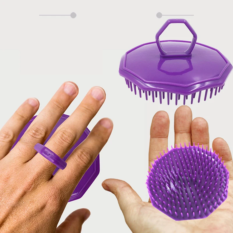 Scalpmaster кисть для шампуня фиолетовый 1 шт.|Расчески| |