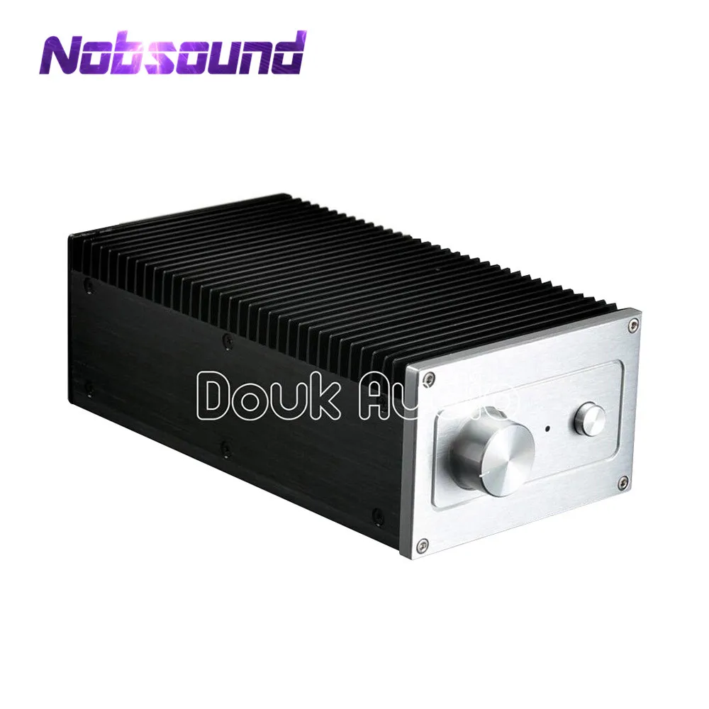 

Nobsound Mini Flat or Vertical Dual-use Aluminum Chassis Amplifier Case One-side Radiator