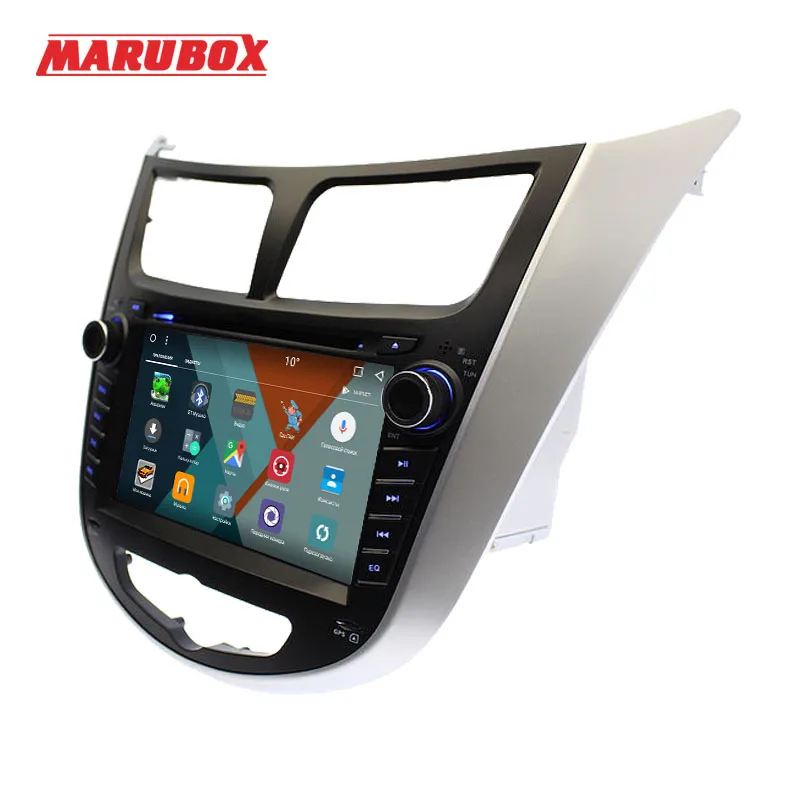 Marubox 7A300MT8 Штатное головное устройство для Hyundai Solaris 2013+ на ОС Android 8.1 IPS 7&quot DVD