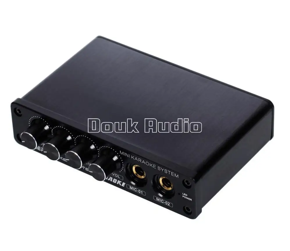 Новейший Nobsound мини Караоке микшер система аудио процесс стерео HiFi Предварительный усилитель микрофон домашний аудио усилитель