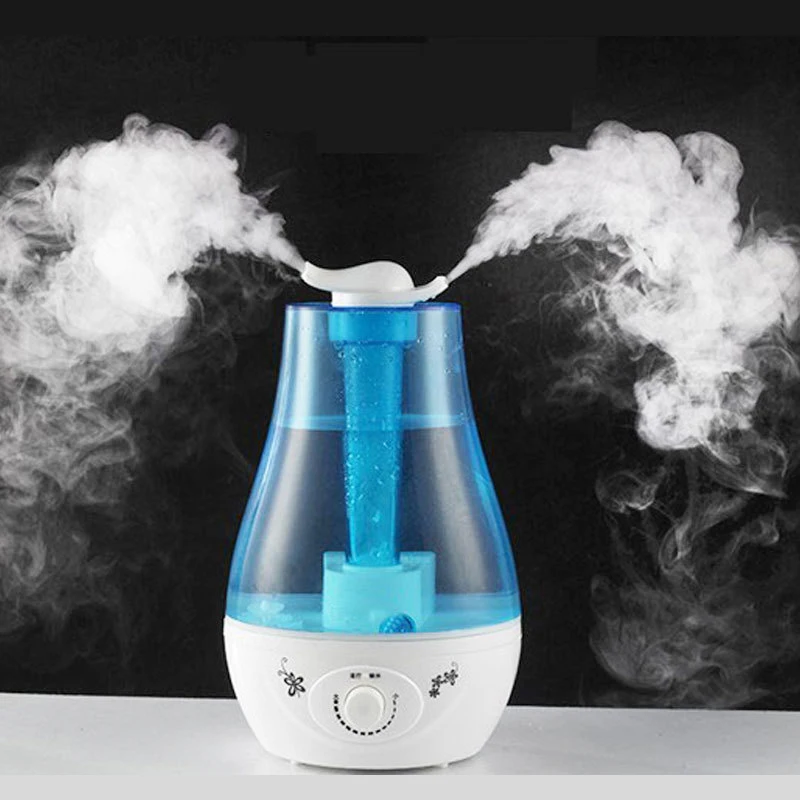 3.0L ультразвуковой увлажнитель Настольный очиститель воды Светодиодная лампа