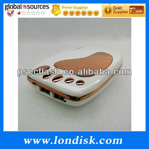 Большой емкости 10000 мАч powerbank pb003a. Двойной usb двойной горячая распродажа пункт LONDISK