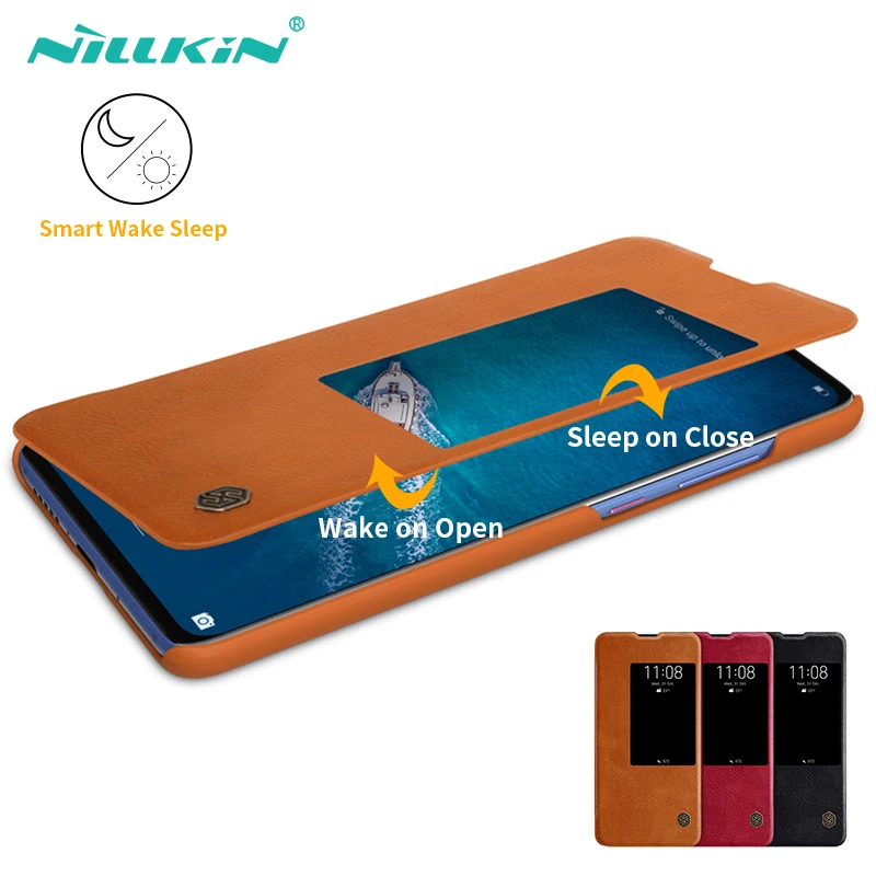 Чехол NILLKIN для huawei mate 20 x, 7,2 дюймов, винтажный, Qin, откидной Чехол, кошелек, искусственная кожа, PC, задняя крышка для huawei mate 20x, чехол