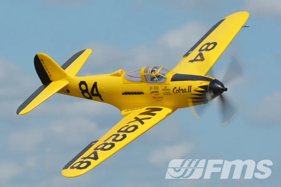 Модель FMS 980 мм/1 м высокоскоростная Racer P39 Cobra II PNP прочные весы EPO для