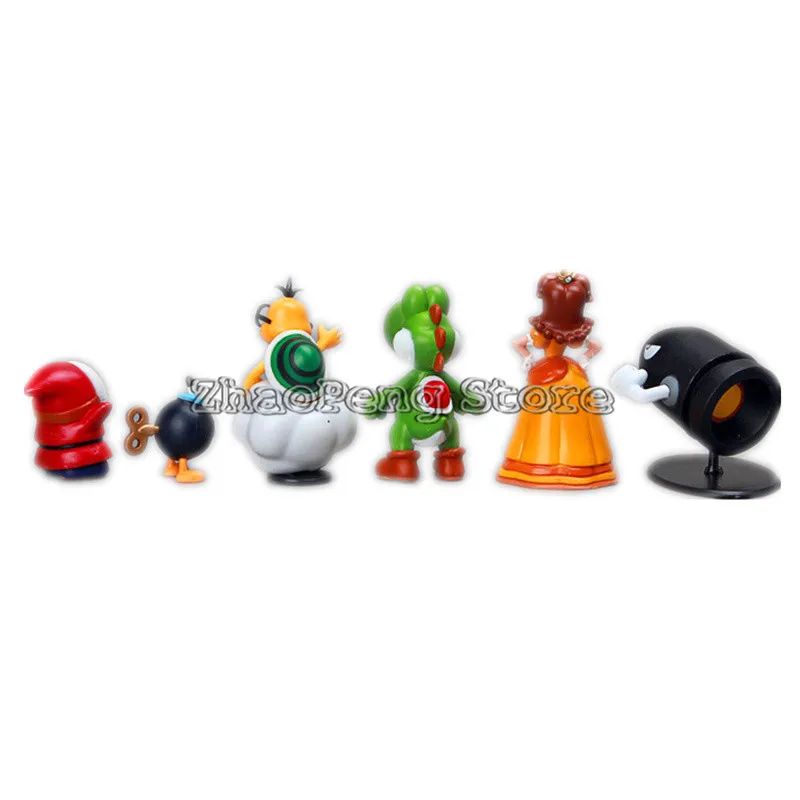 18 шт./лот Super Mario Bros Luigi PVC Фигурки игры Марио коллекционные куклы детские игрушки