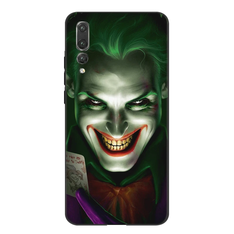 Силиконовый чехол для мобильного телефона покер Клоун Для Huawei Y5 Y6 Y7 Y9 Prime Mate 10 Nova 2i