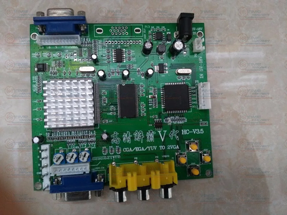 CGA RBG в VGA конвертер PCB конверсионная плата один выход для аркадной игры LCD монитор