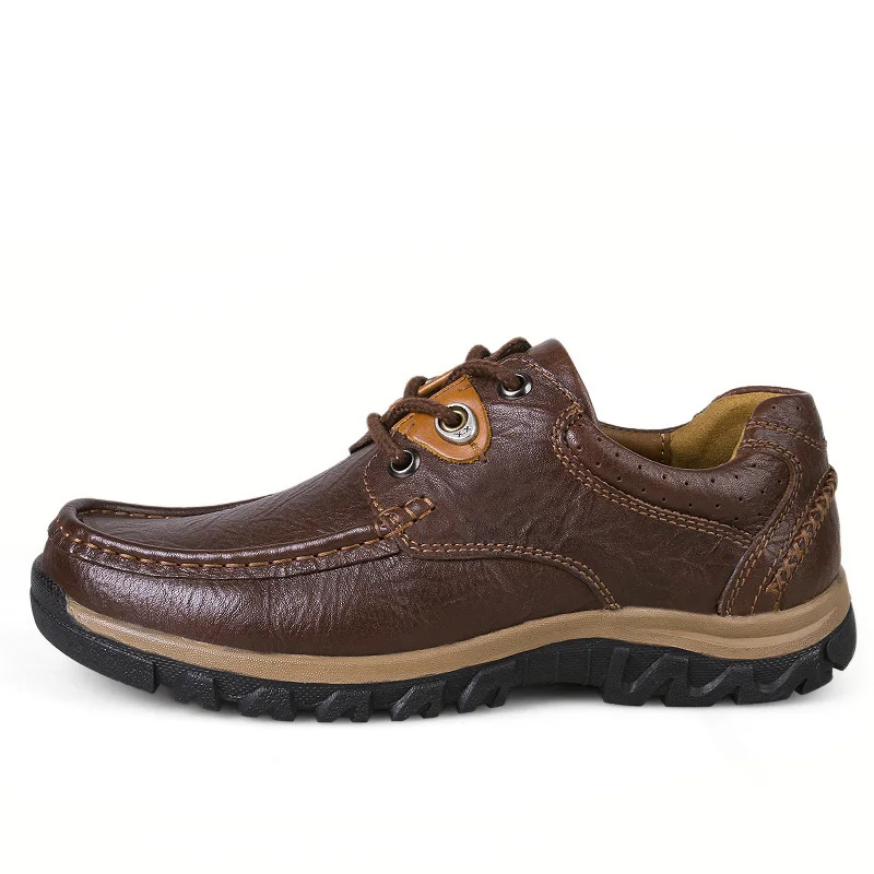 Мужская кожаная обувь Tauntte Всесезонная повседневная из натуральной коровьей