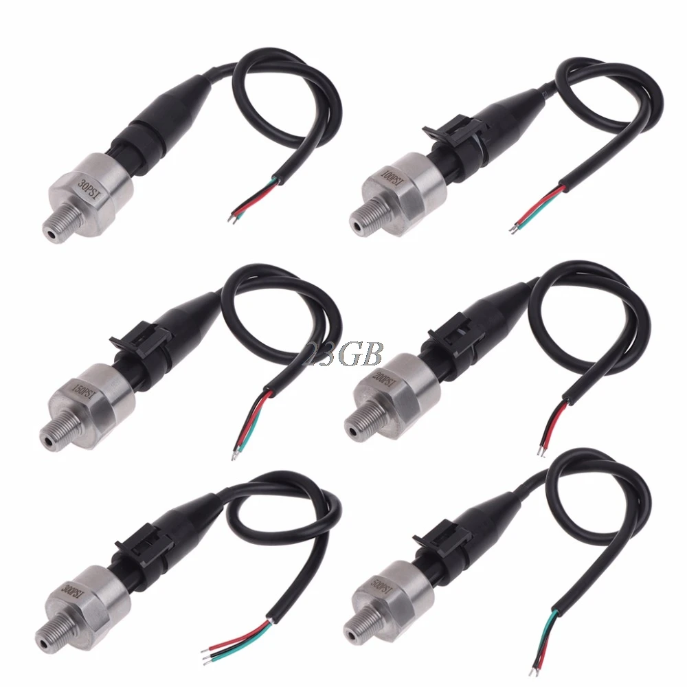 DC5V 150 фунтов/кв. дюйм 1/8NPT Давление датчик передатчика Сенсор Нержавеющая сталь воздуха на дизельном топливе, керосине внутренний воды M22
