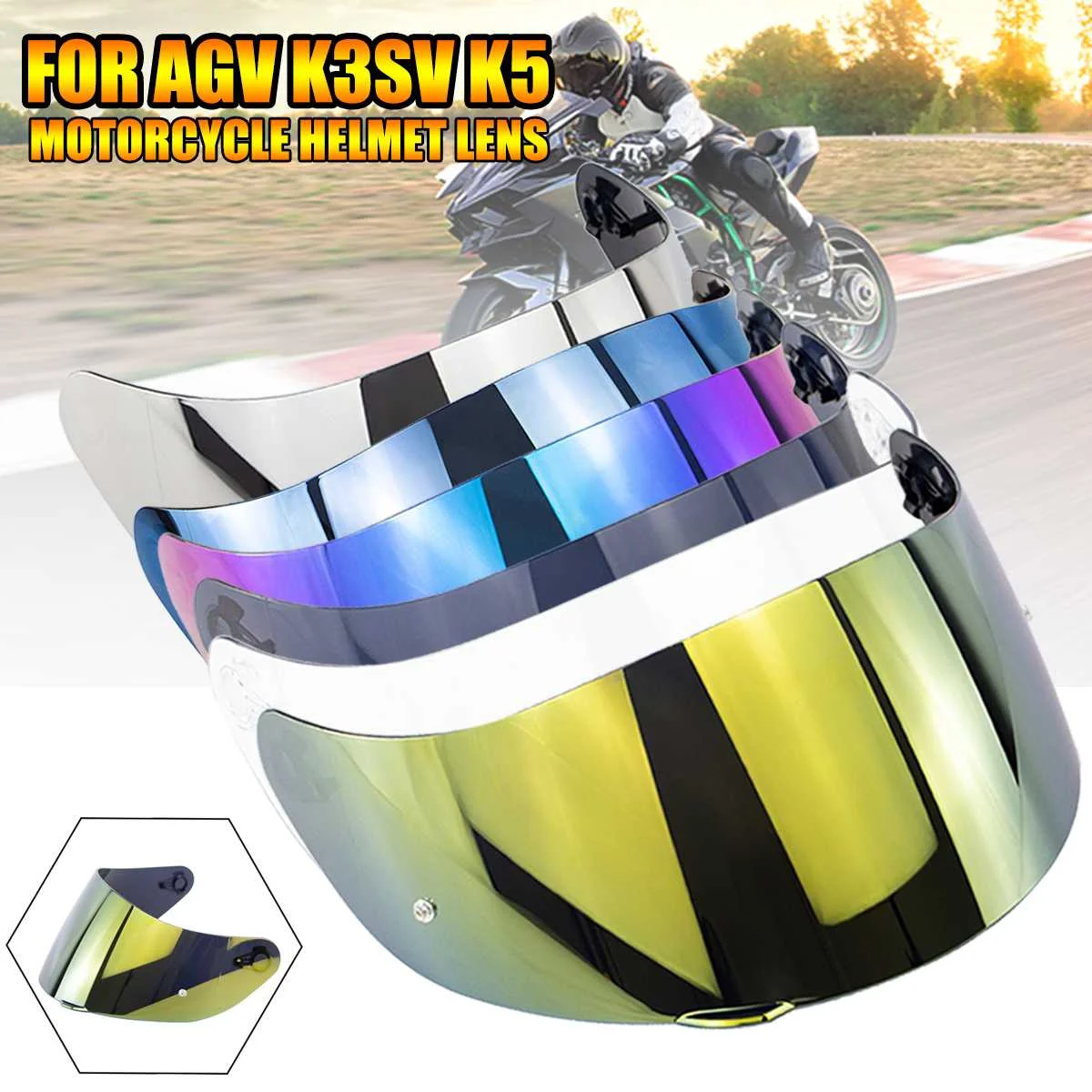 Стильные шлемы с козырьком для мотоциклетного шлема стильные очков AGV K3SV K5|Шлемы|