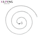 Xuping для женщин темпераментное длинное ожерелье цвета родия Повседневная стильная бижутерия 45444