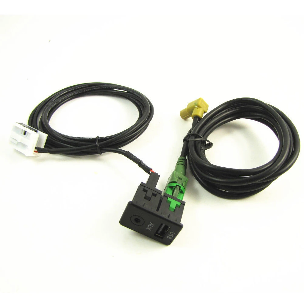 USB 3,5 мм AUX розетка RCD510 RCD310+ RCD300+ MDF20/231 Для VW Magotan Touran POLO автомобильные аксессуары AUX розетка