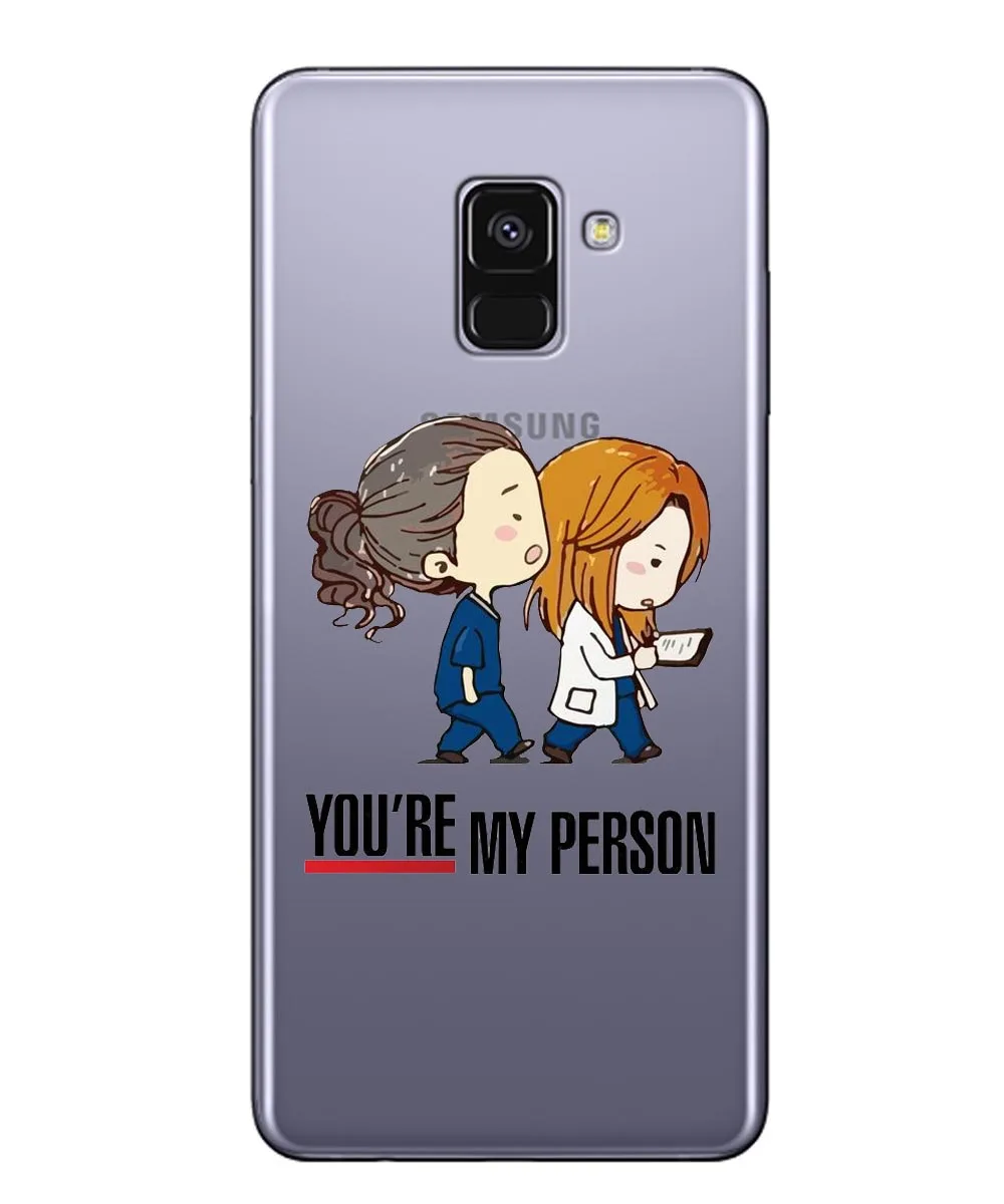 Чехлы для телефонов Greys Anatomy You are my person, чехол для Samsung Galaxy J3, J5, J7 года EU A6 A7 J6 J8 A3 A5 Coque