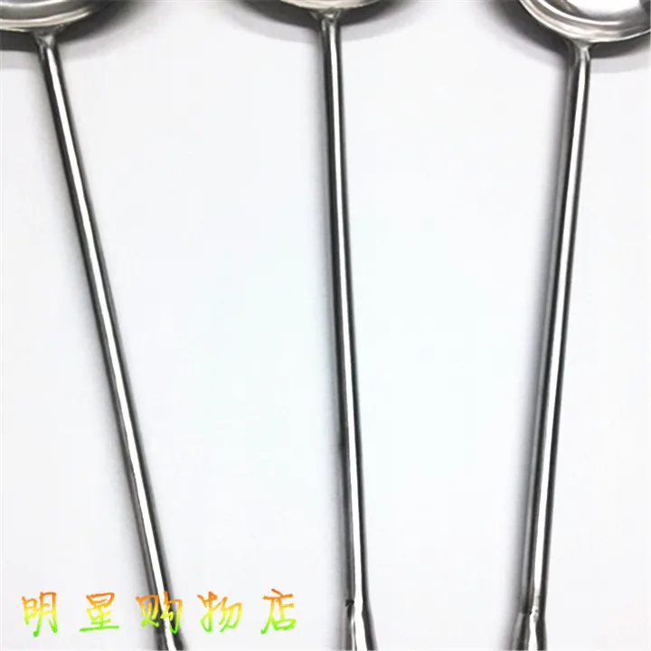 Бытовая искусственная ложка из нержавеющей стали с твердой ручкой китайские