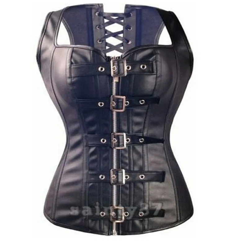 Женский панк-корсет со стальными костями хит продаж 2016 | Женская одежда