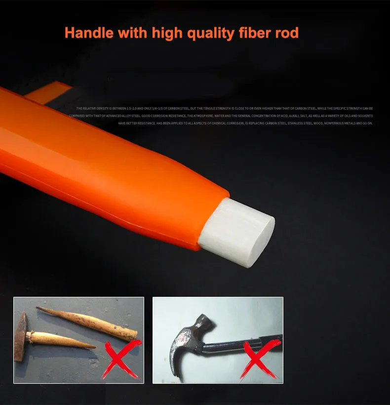 Многофункциональный молоток с круглой головкой и резиновой ручкой магнитный для