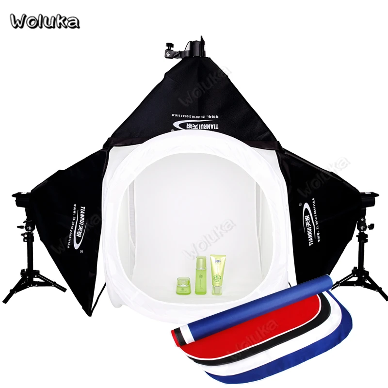 Фотостудия 80 см софтбокс набор фонов лайтбокс аксессуары для камеры фотостудии