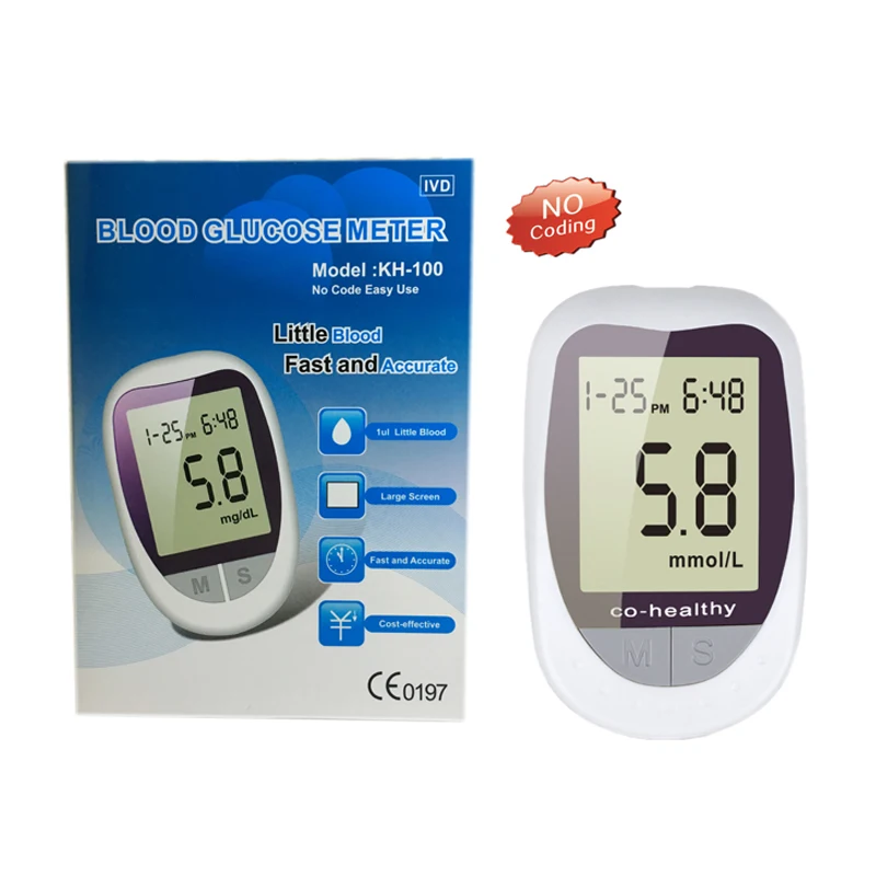 ZOSS ABS цифровой измеритель уровня глюкозы в крови диабетик с 50 шт. тест-полосками 50 шт. ланцеты иглы измеритель уровня сахара в крови Dlucose