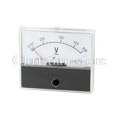 DH 670 AC 0 500A Пластик Корпус аналоговые Напряжение Панель вольтметр|panel voltmeter|analog panel