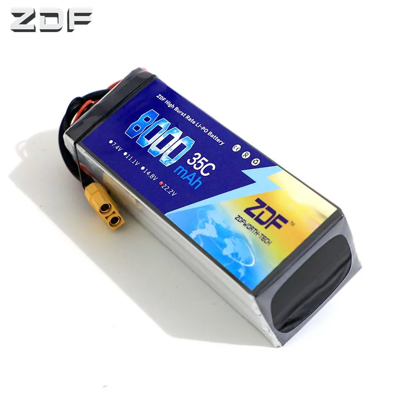 ZDF гарантия качества Lipo батарея 22 2 V 6S 8000MAH 35C 70C RC AKKU Bateria для самолета вертолета